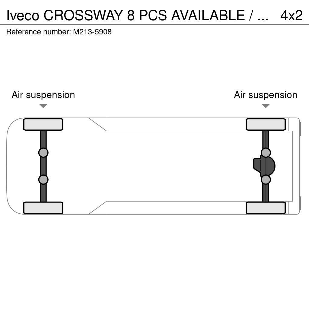 Iveco CROSSWAY 8 PCS AVAILABLE / EURO EEV / 44 SEATS + 3 Starppilsētu autobusi
