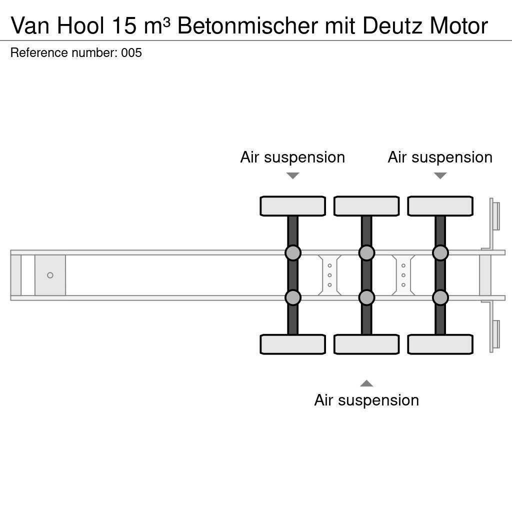 Van Hool 15 m³ Betonmischer mit Deutz Motor Citas piekabes