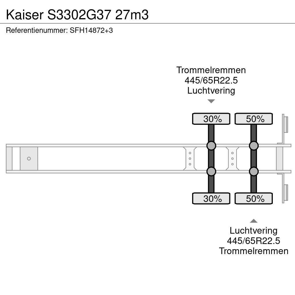 Kaiser S3302G37 27m3 Piekabes pašizgāzēji