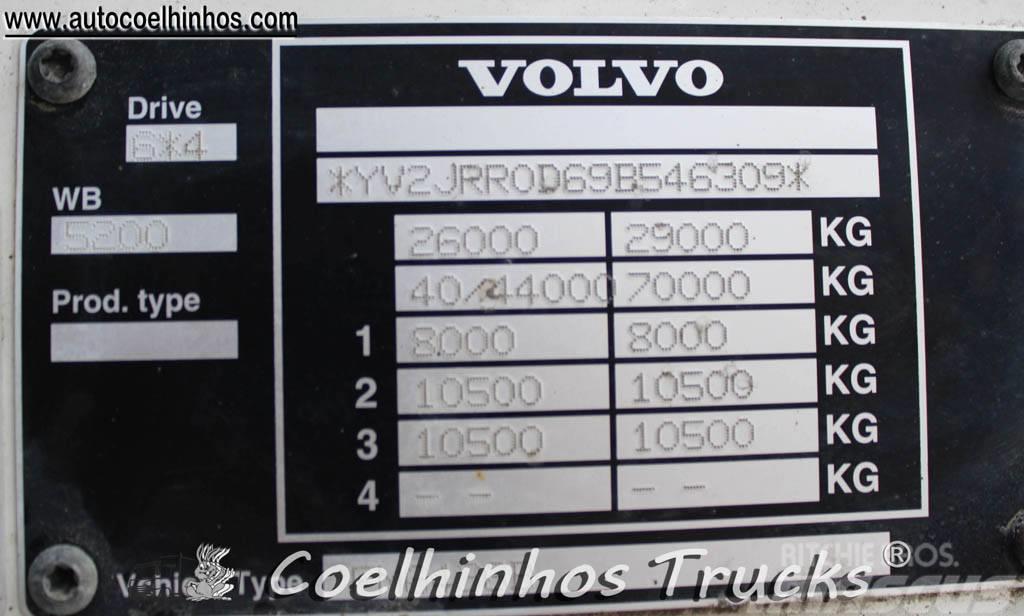 Volvo FM13 - 360 + Hiab 166XS-5 Platformas/izkraušana no sāniem