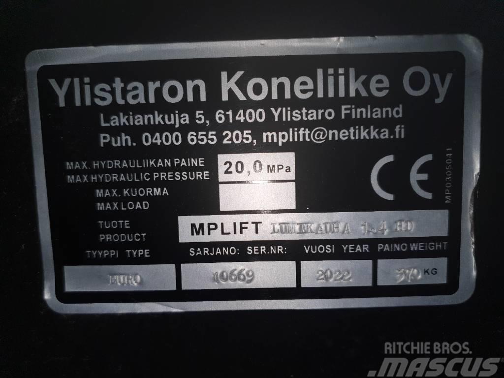 Mp-lift Lumikauha 1,4m3 / 2,4m EURO HD Frontālo iekrāvēju papildaprīkojums