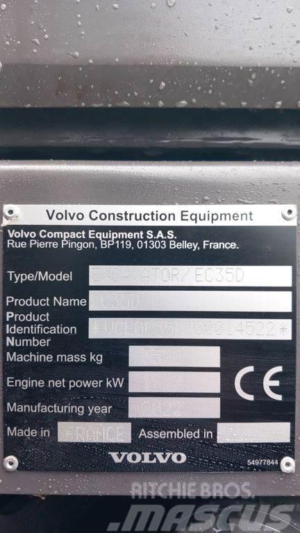 Volvo EC35D (ex DEMO) 750u Ekskavatori-iekrāvēji