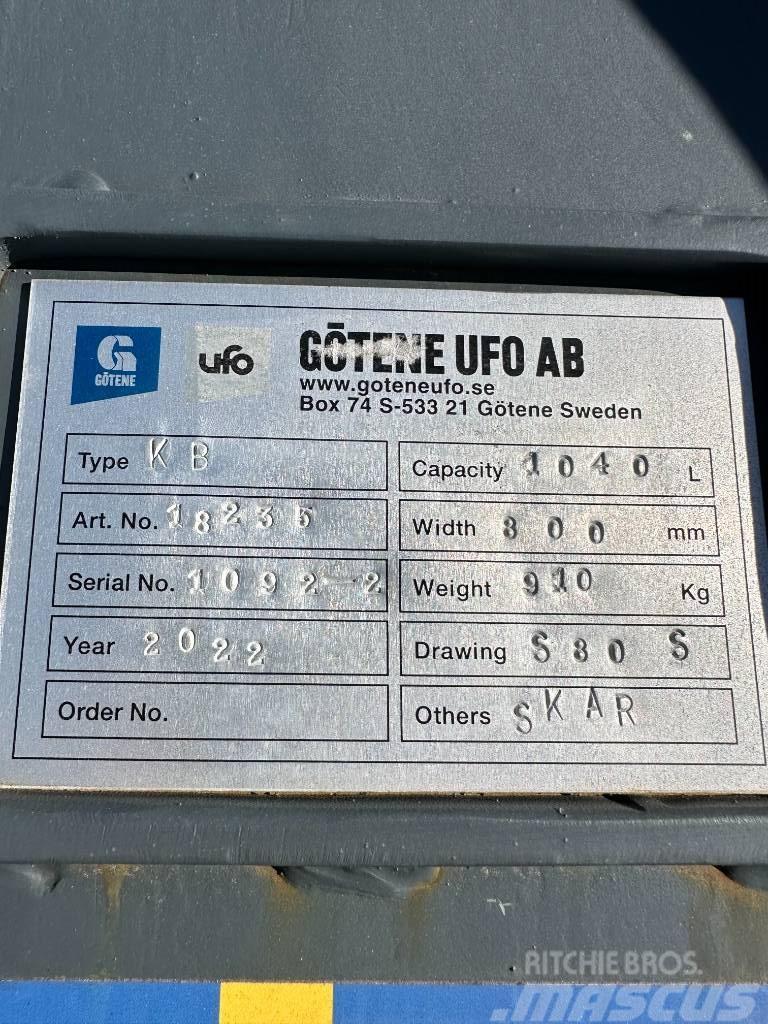 UFO KB-S80 Kāpurķēžu ekskavatori