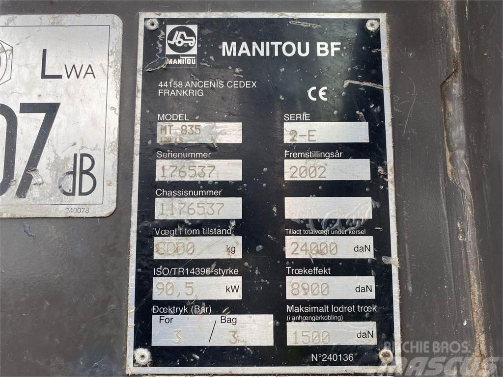 Manitou MT835-120LS Teleskopiskie manipulatori