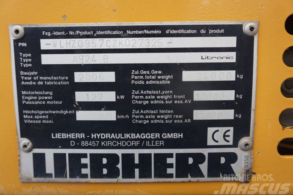Liebherr A 924 B Litronic Industriālie iekrāvēji