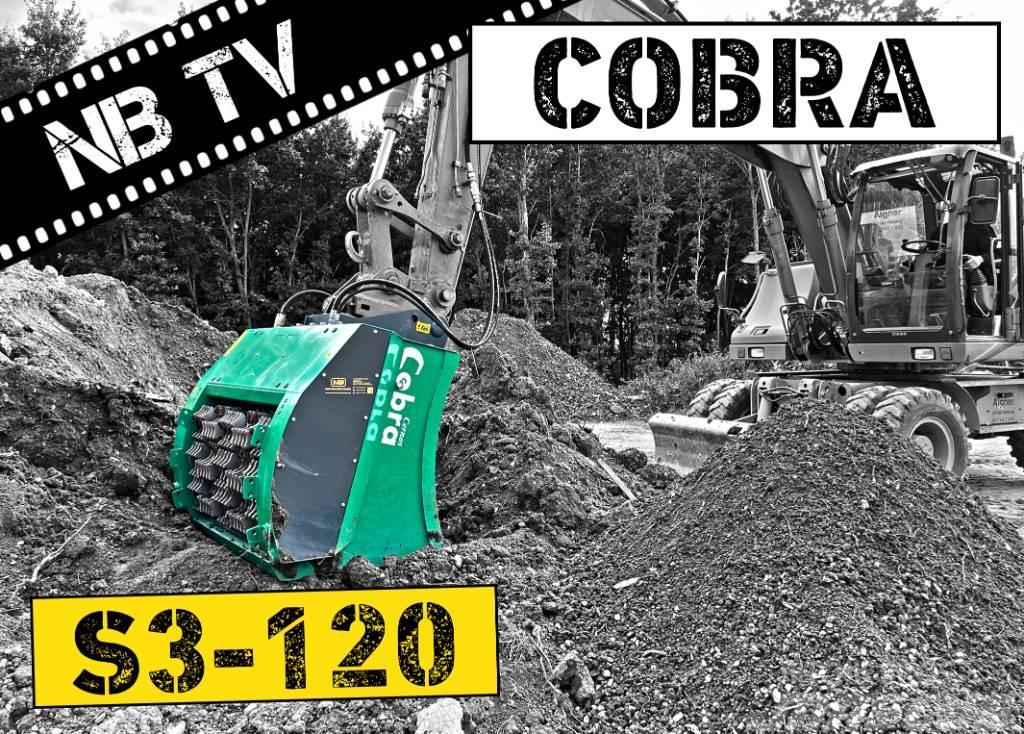 Cobra Siebschaufel S3-120 | Schaufelseparator Bagger Sijāšanas kausi