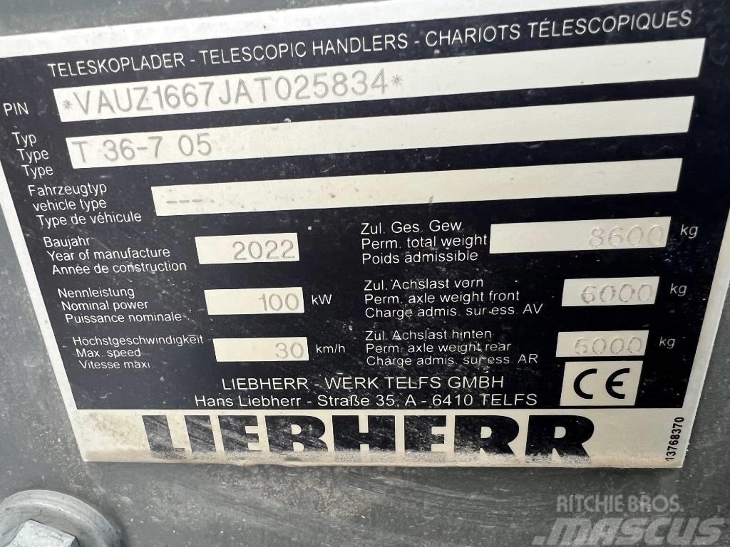 Liebherr T36-7 Teleskopiskie manipulatori