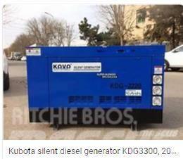 Kubota genset diesel generator set LOWBOY Dīzeļģeneratori