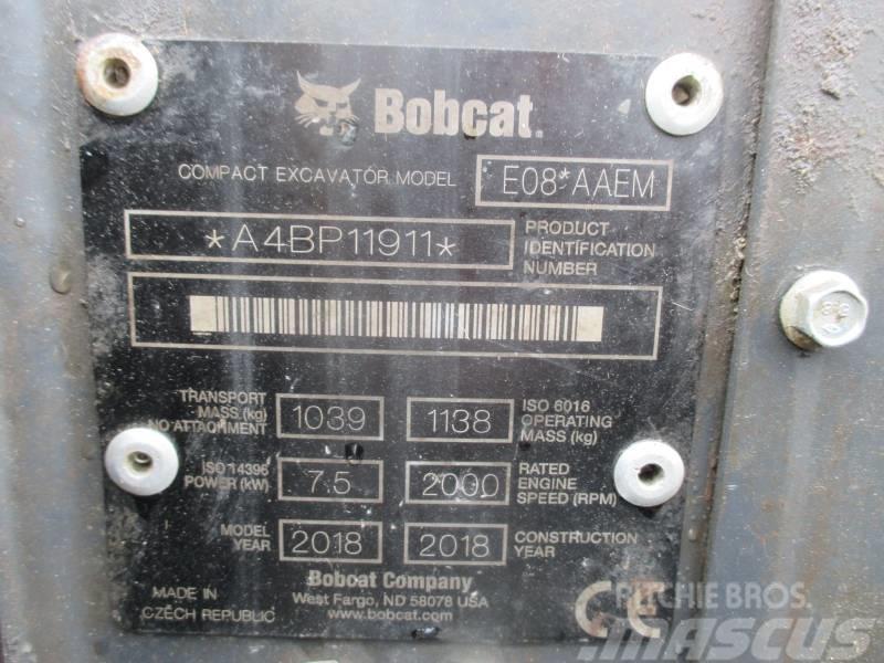 Bobcat E 08 Mini ekskavatori < 7 t
