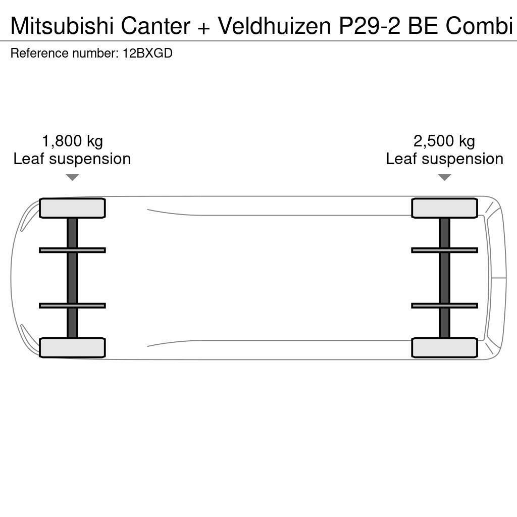Mitsubishi Canter + Veldhuizen P29-2 BE Combi Citi