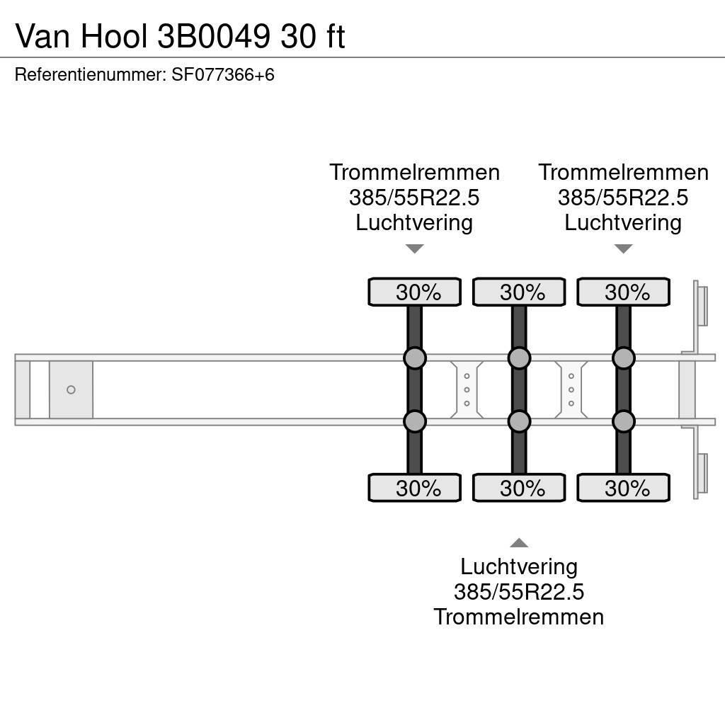 Van Hool 3B0049 30 ft Konteinertreileri