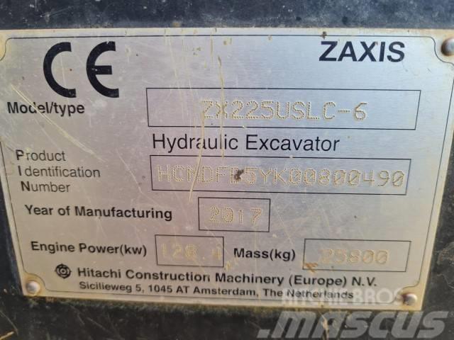 Hitachi ZX 225 US LC-6 Kāpurķēžu ekskavatori