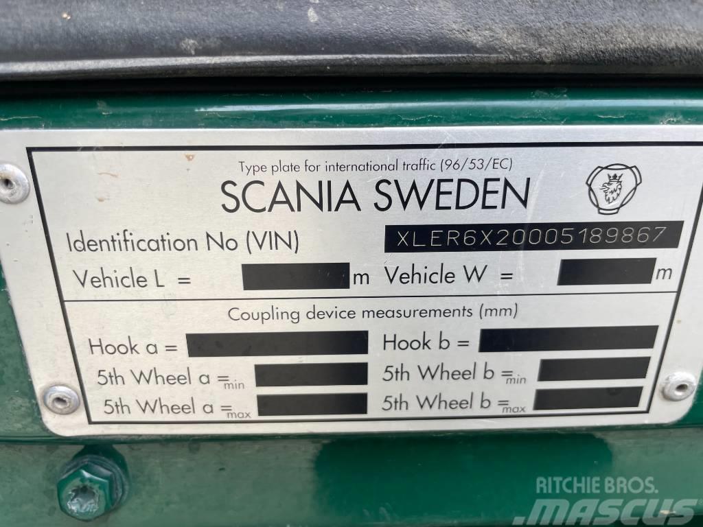 Scania R480 6x2 nysynet Kabeļu pacēlājs nomontējamām kravas mašīnām