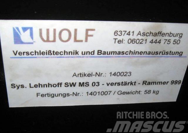 Wolf Schraubadapter MS03 zu Rammer 999 Ātrie savienotāji