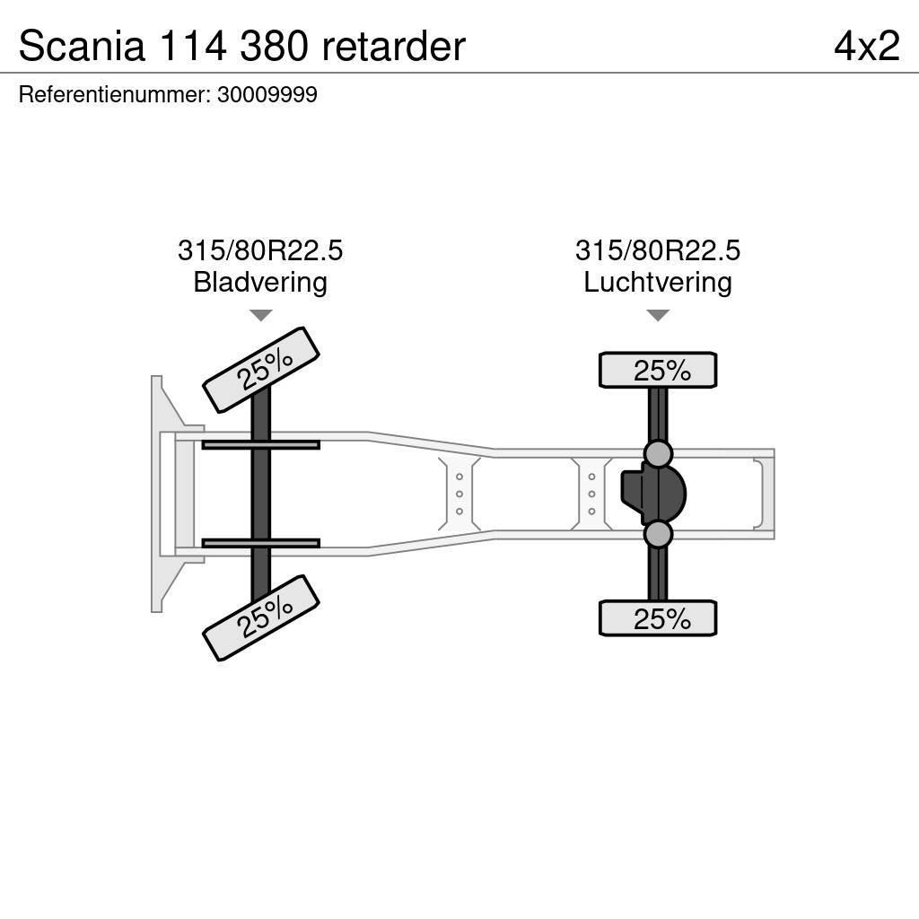 Scania 114 380 retarder Vilcēji