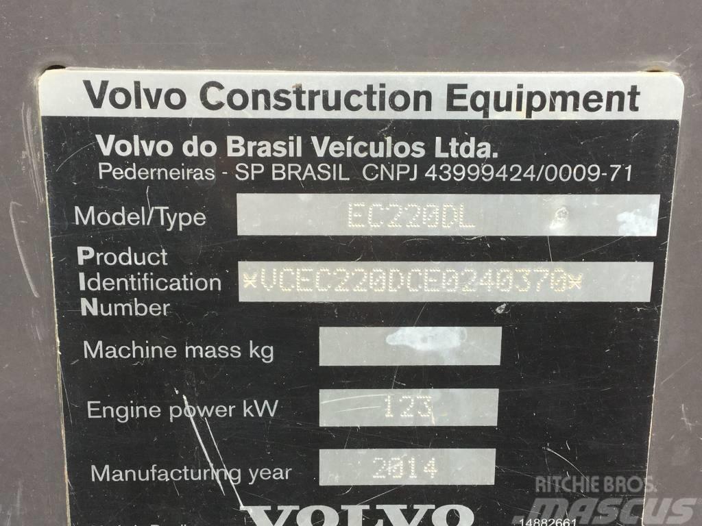Volvo EC220DL Kāpurķēžu ekskavatori
