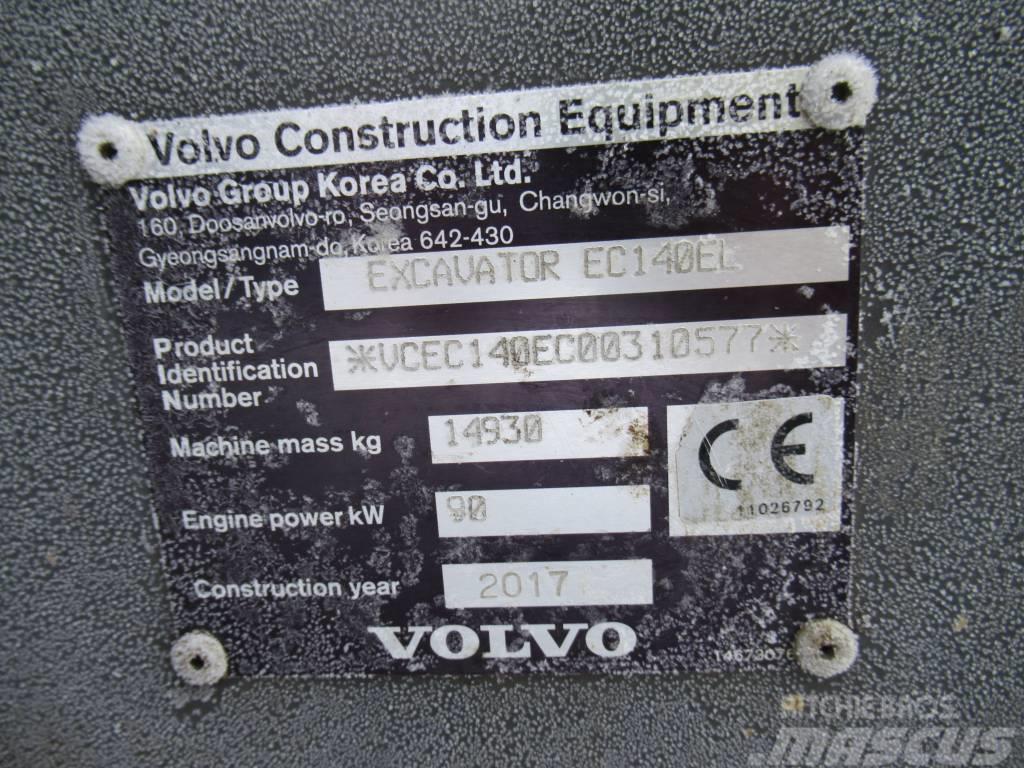 Volvo EC 140 E L Kāpurķēžu ekskavatori