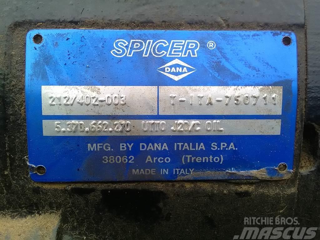 Spicer Dana 212/402-003 - Axle/Achse/As Asis