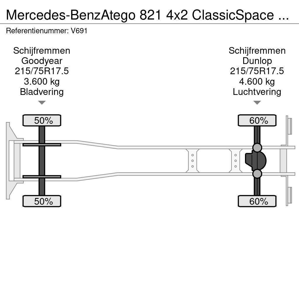 Mercedes-Benz Atego 821 4x2 ClassicSpace Euro6 - GeslotenBak 6.0 Furgons