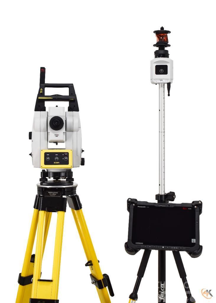 Leica iCR70 5" Robotic Total Station, CC200 & iCON, AP20 Citas sastāvdaļas