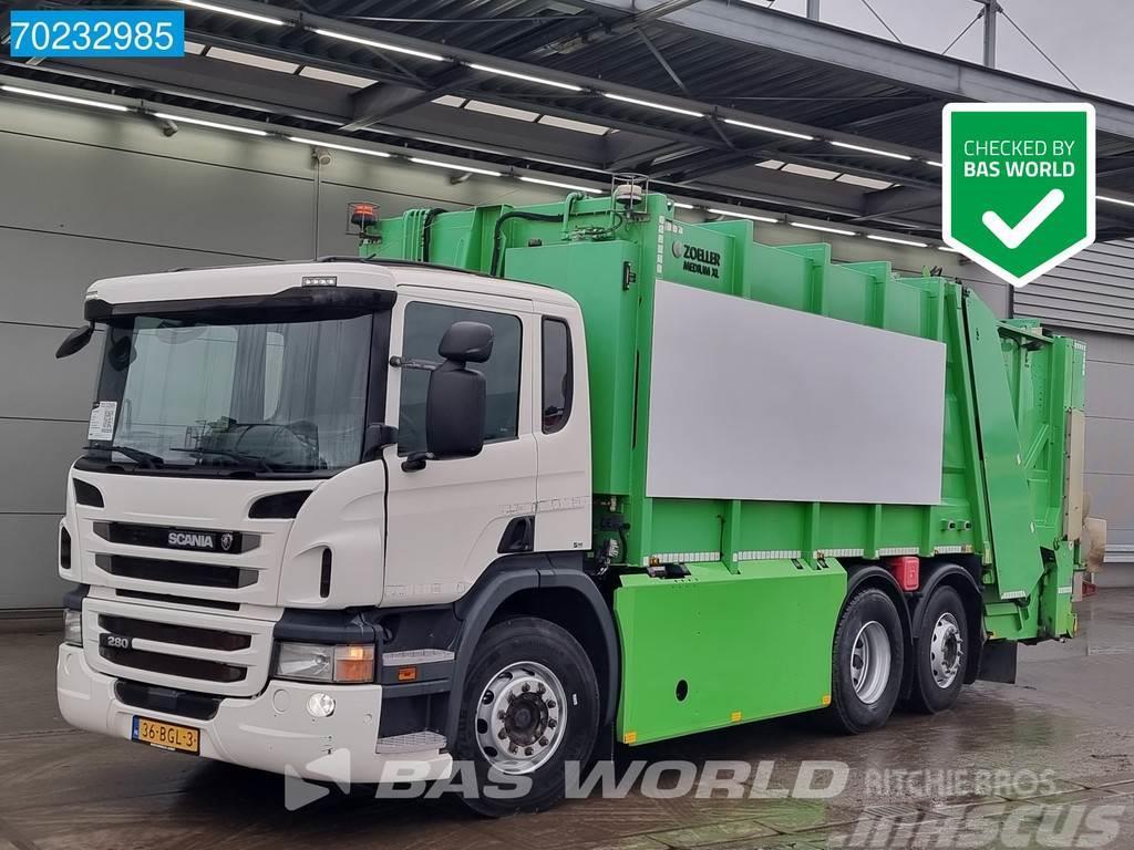 Scania P280 6X2 NL-Truck Zoeller Medium XL Retarder Euro Atkritumu izvešanas transports