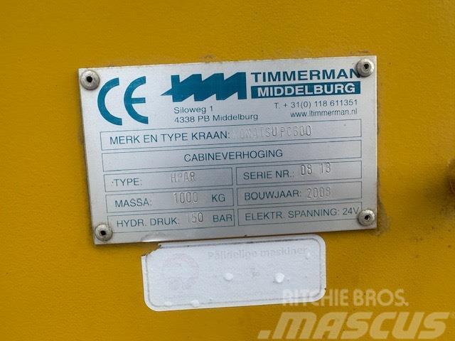Komatsu PC 600-8 LIFTING CAB Kabīnes un interjers