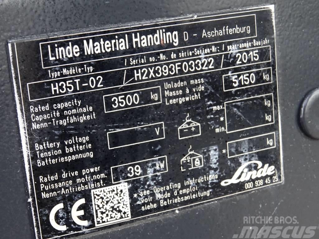 Linde H35T-02 LPG tehnika
