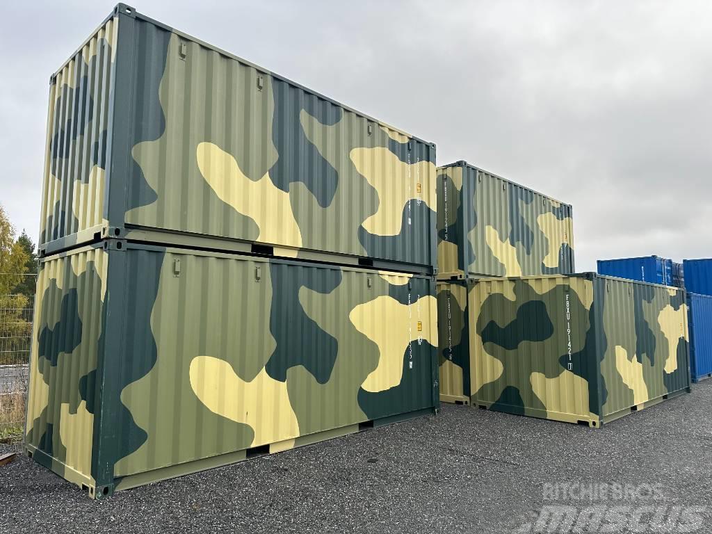  Sjöfartscontainer nya 20fots Camouflage Container Preču konteineri