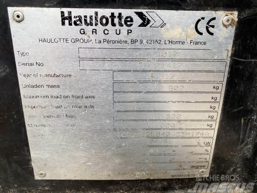 Haulotte HTL 4017 - 4X4X4 - 5.617 HOURS - 17 METER - 4.000 Teleskopiskie manipulatori