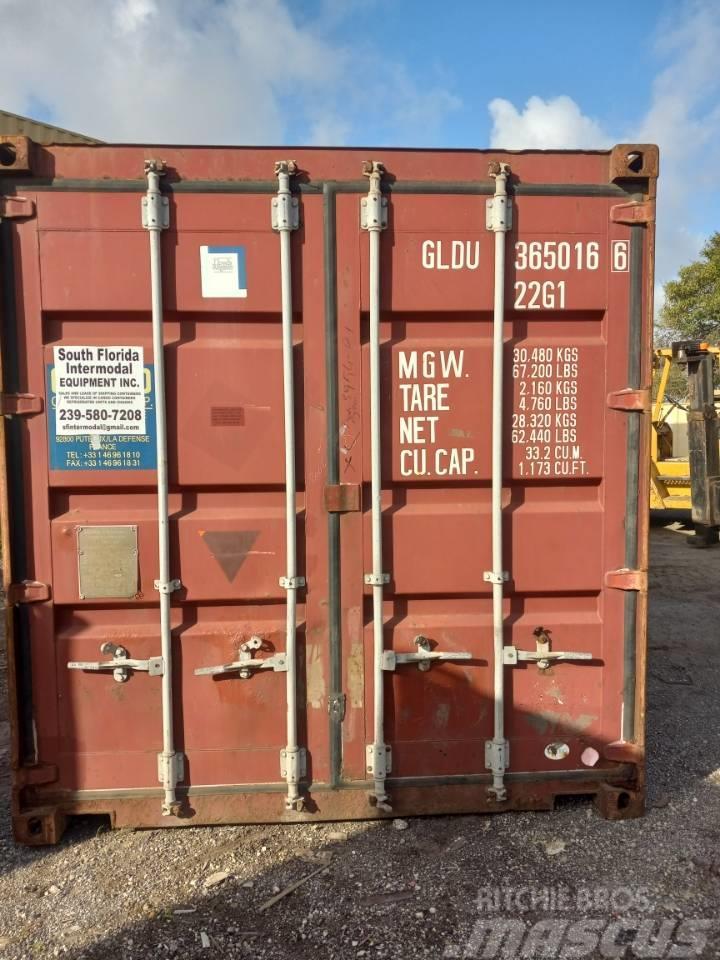 CIMC 20 foot Used Water Tight Shipping Container Konteineriekrāvēji