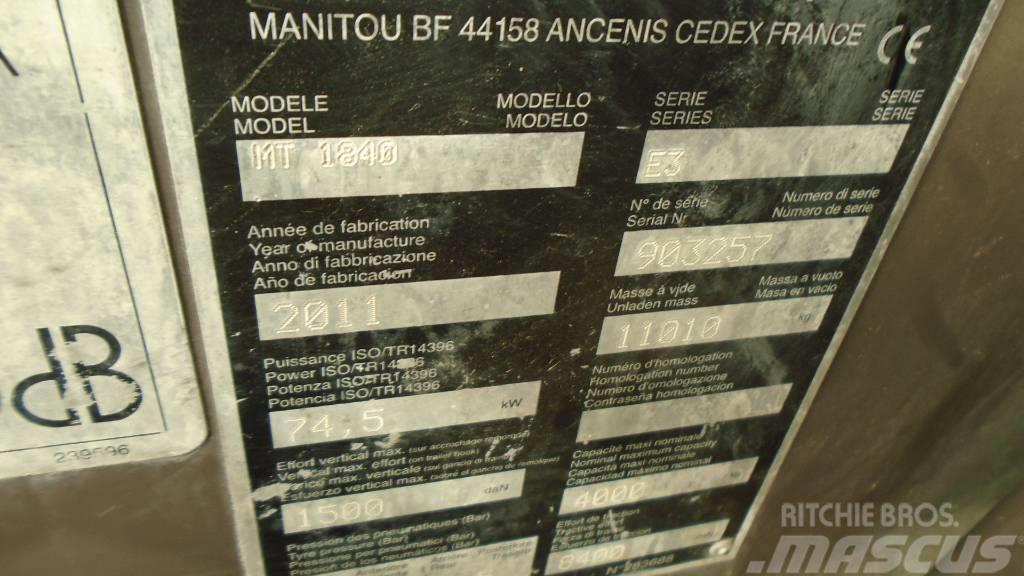Manitou MT 1840 Teleskopiskie manipulatori