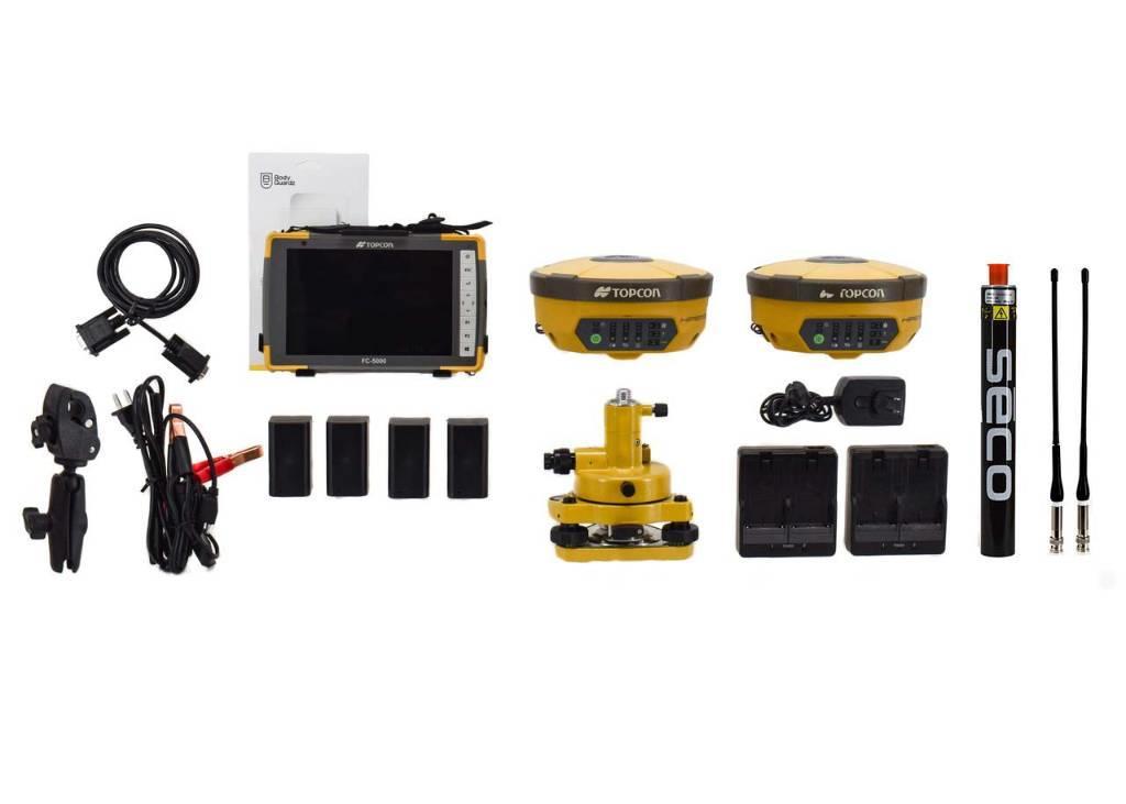 Topcon Dual Hiper V UHF II GPS Kit w/ FC-5000 & Pocket-3D Citas sastāvdaļas