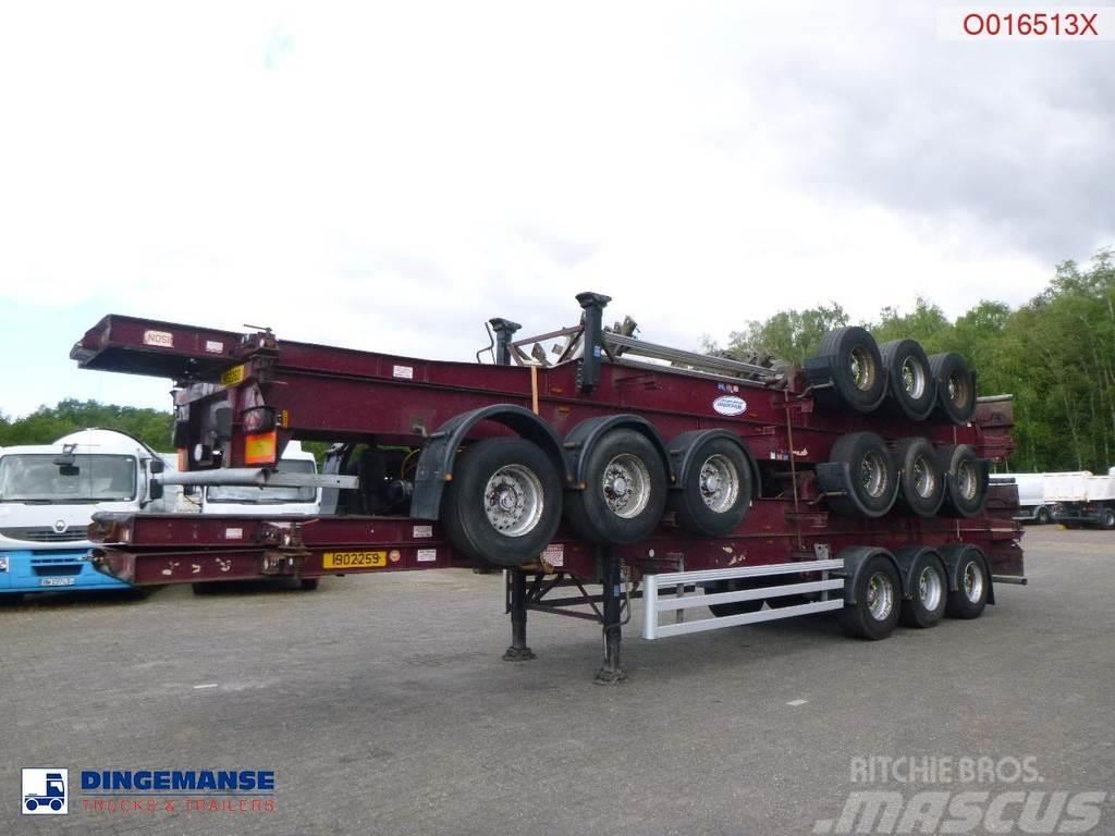Dennison Stack - 4 x container trailer 40 ft Konteinertreileri