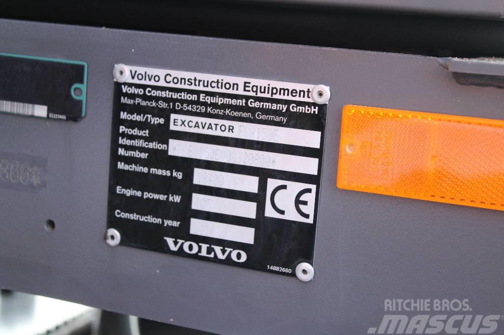 Volvo EWR 150 E / Engcon, Leica 3D, Rasvari, ym! Ekskavatori uz riteņiem