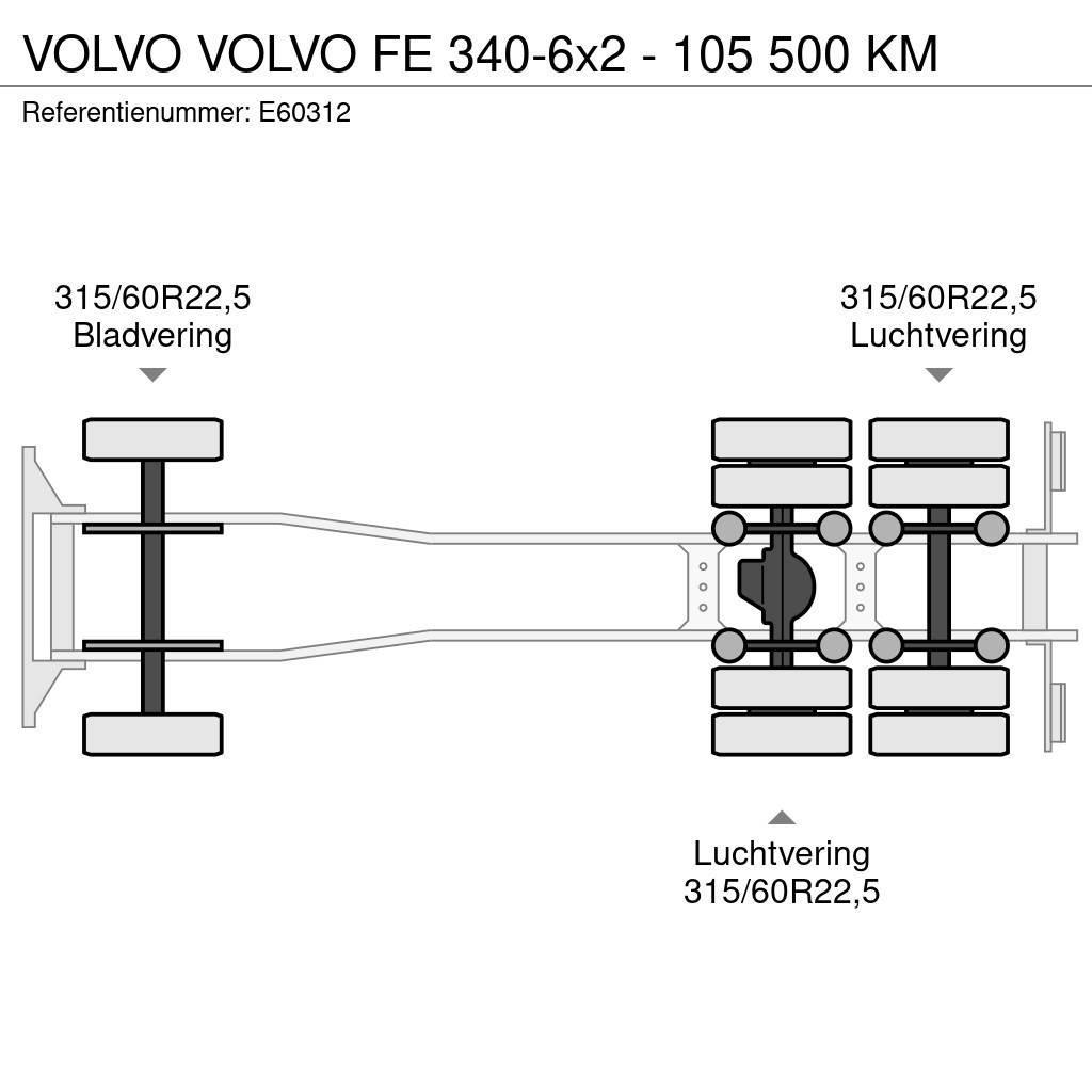 Volvo FE 340-6x2 - 105 500 KM Evakuators ar manipulatoru