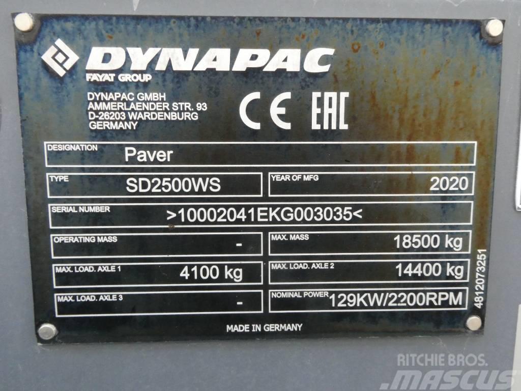 Dynapac SD 2500 WS Asfalta klājēji