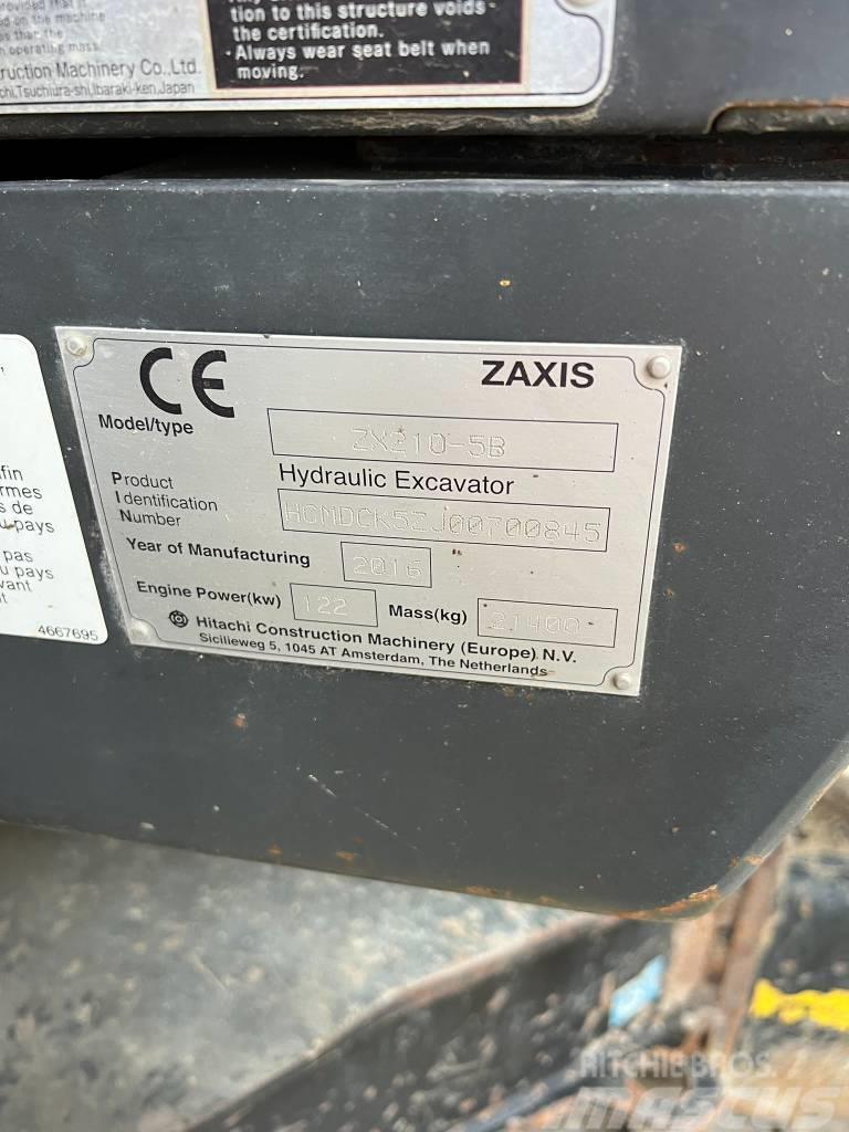 Hitachi ZX210LC Kāpurķēžu ekskavatori