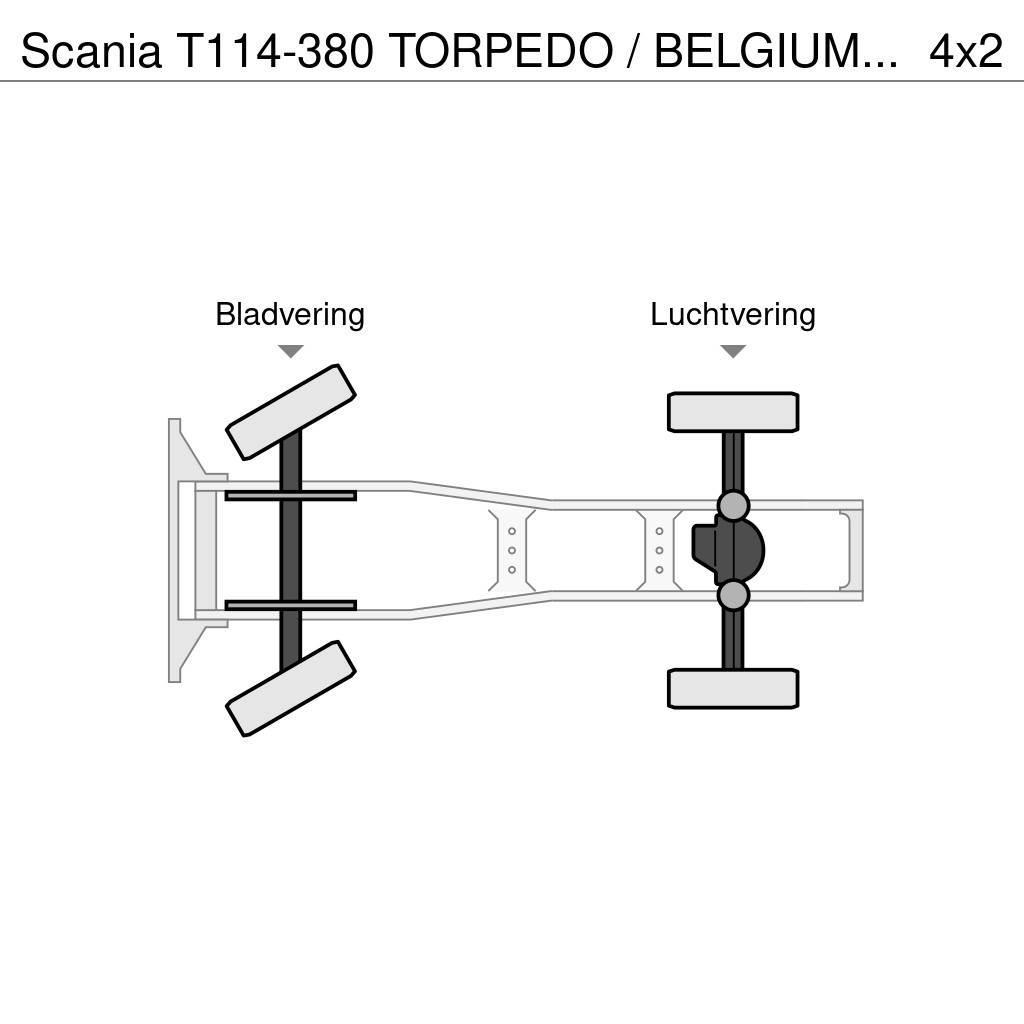 Scania T114-380 TORPEDO / BELGIUM TRUCK !! Vilcēji