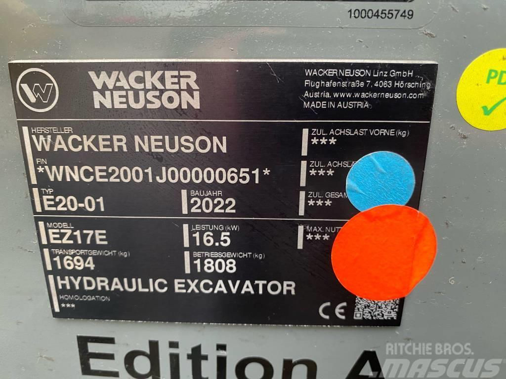 Wacker Neuson EZ17e Kāpurķēžu ekskavatori