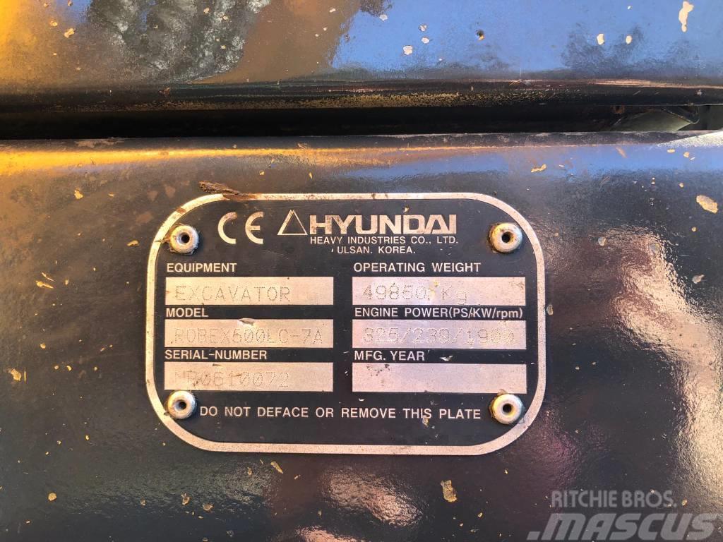 Hyundai R500LC-7A Kāpurķēžu ekskavatori