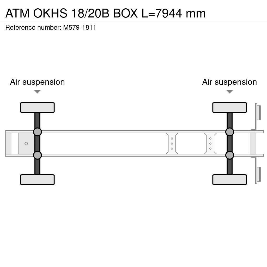 ATM OKHS 18/20B BOX L=7944 mm Piekabes pašizgāzēji