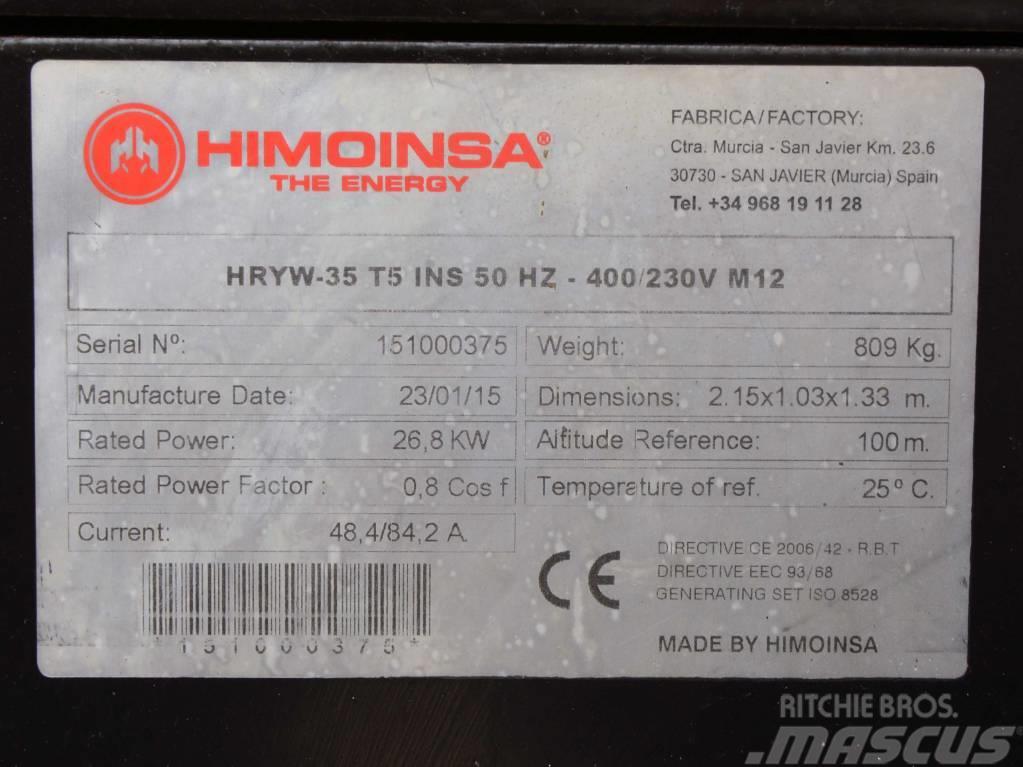 Himoinsa HRYW 35 Dīzeļģeneratori
