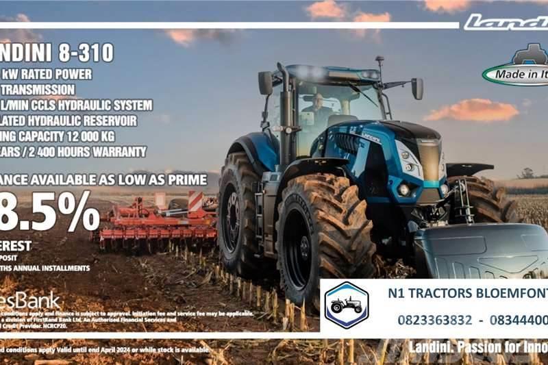 Landini PROMO - Landini 8-310 (215kW) Traktori