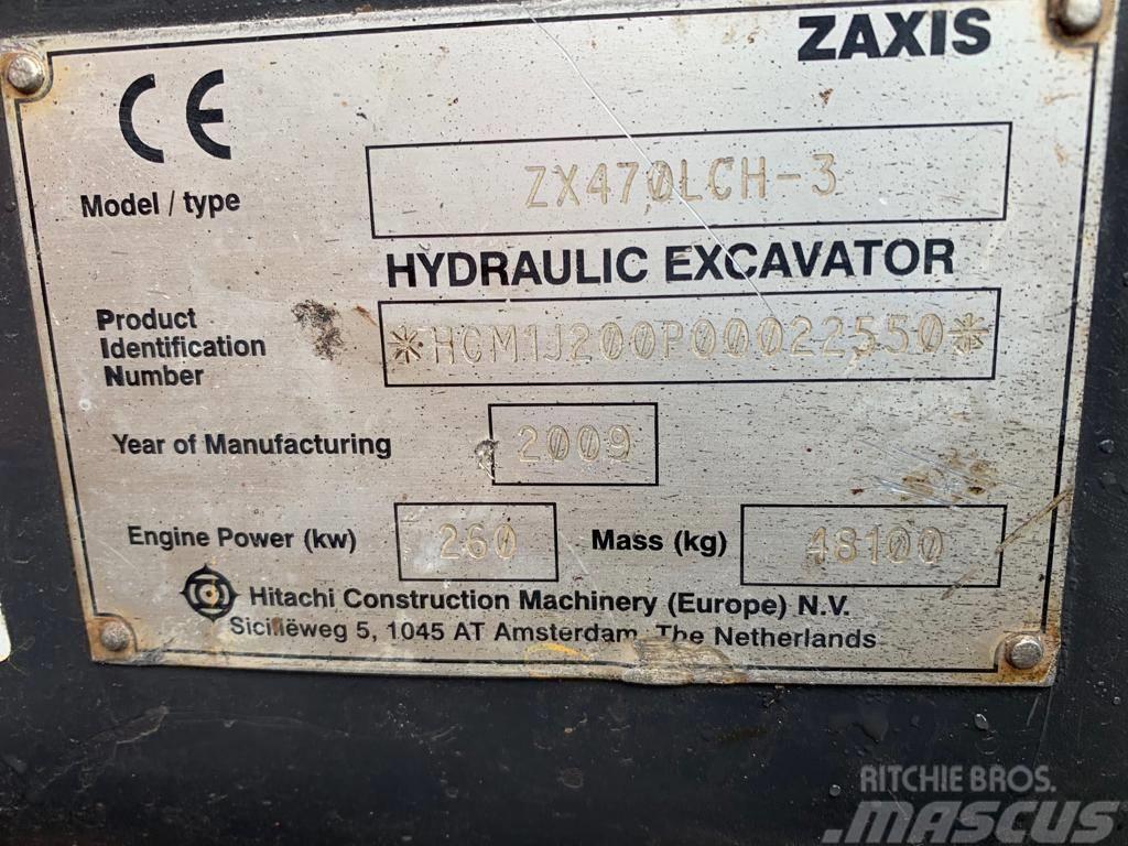  zaxis ZX470LCH-3 Kāpurķēžu ekskavatori