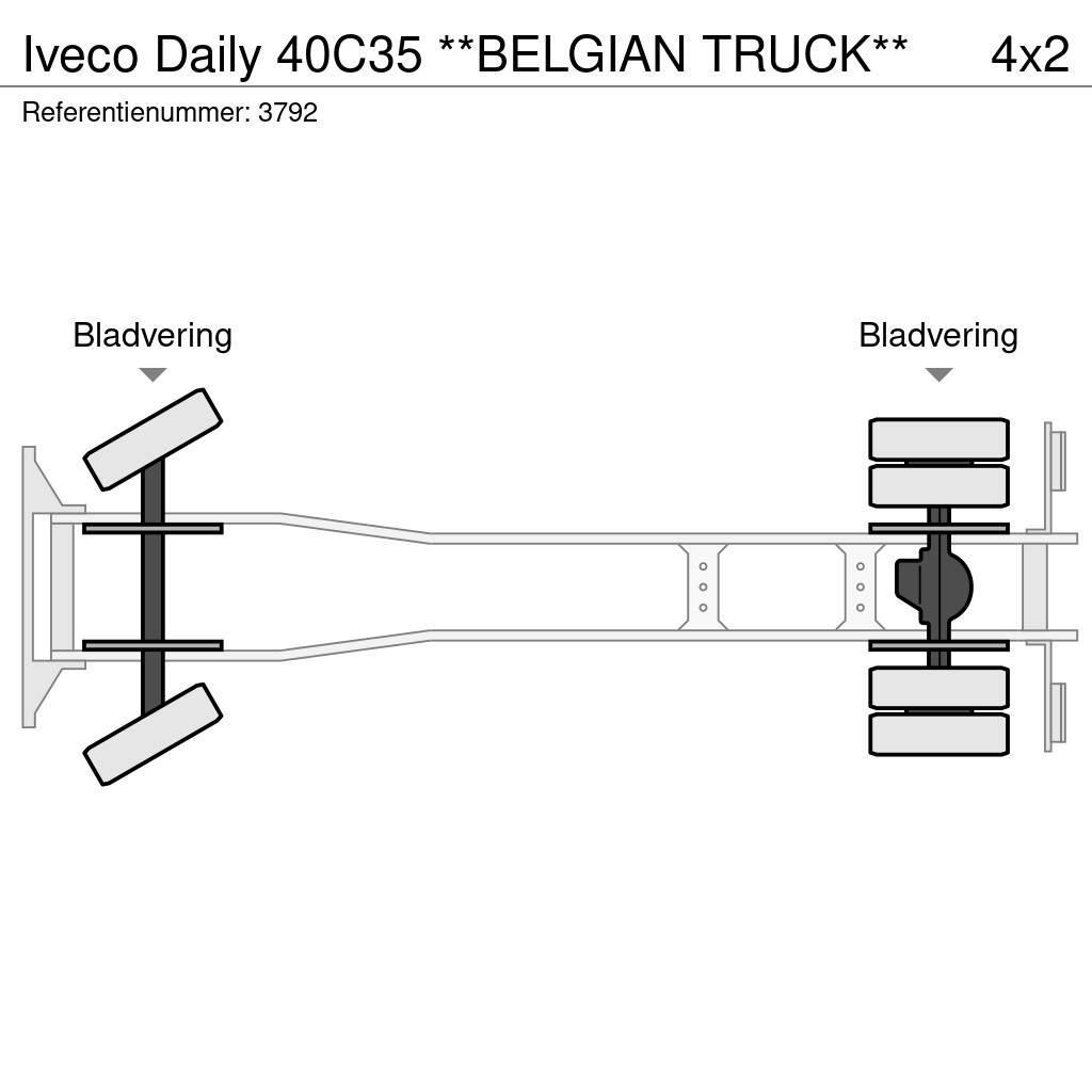Iveco Daily 40C35 **BELGIAN TRUCK** Furgons