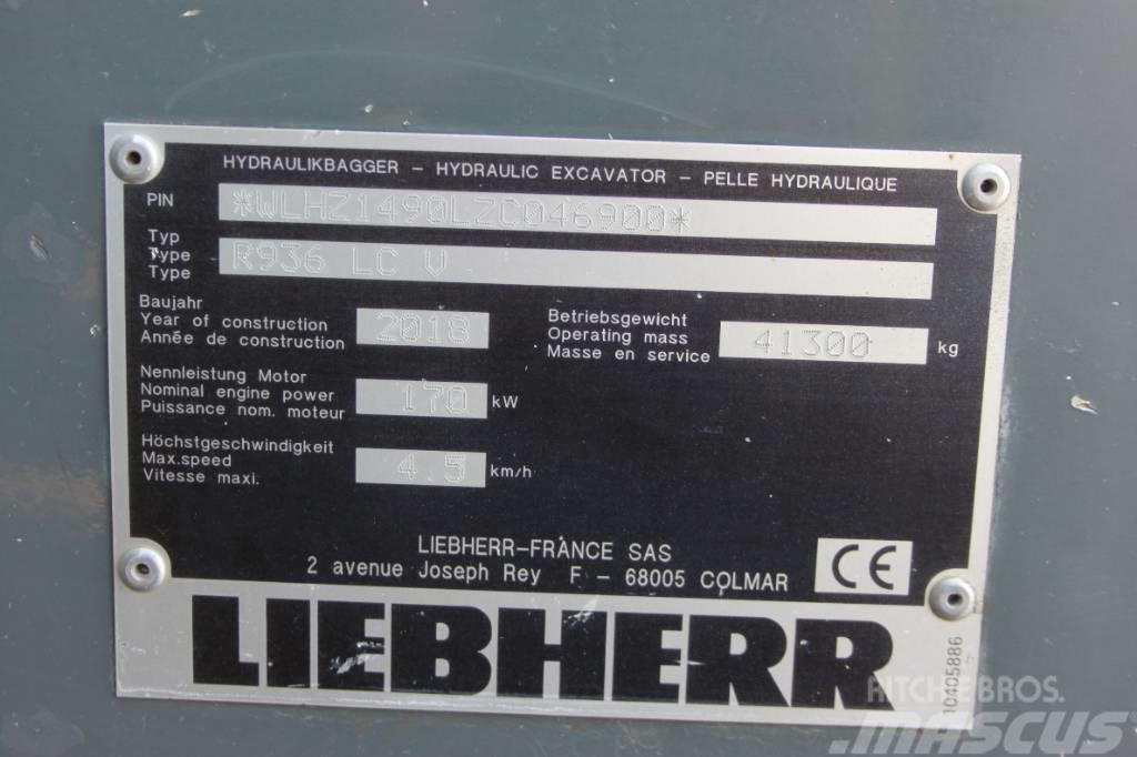 Liebherr R 936 LC Kāpurķēžu ekskavatori