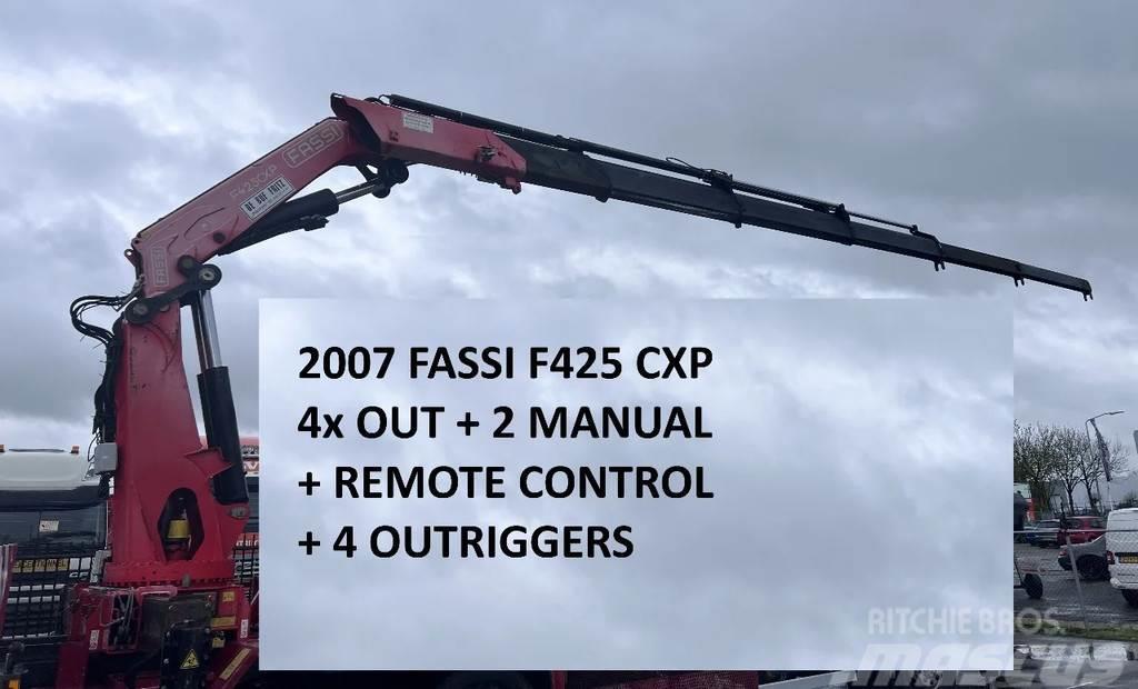 Fassi F425CXP F425CXP + REMOTE + 4 OUTRIGGERS - 4x OUT + Iekrāvēju krāni