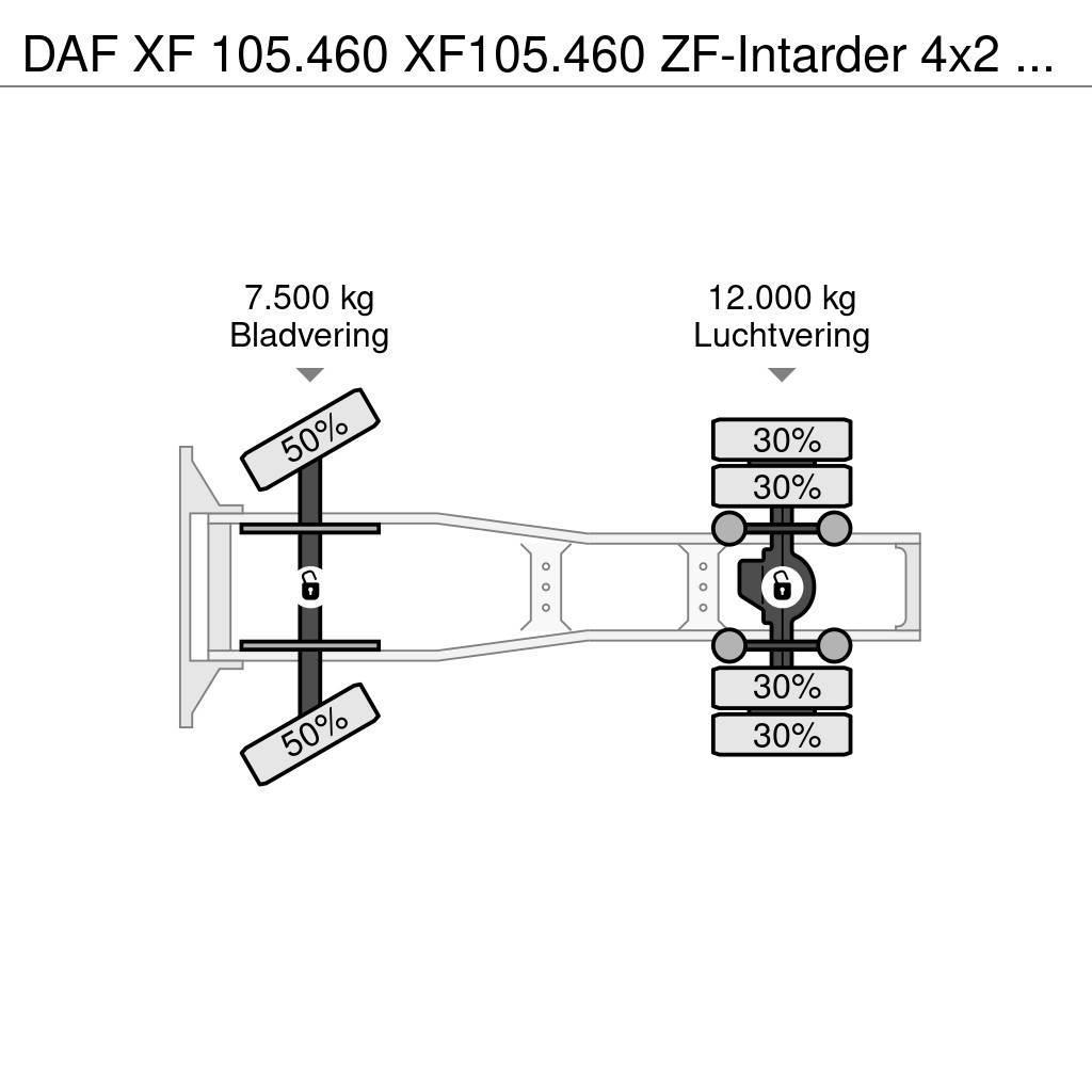 DAF XF 105.460 XF105.460 ZF-Intarder 4x2 Automatik Eur Vilcēji