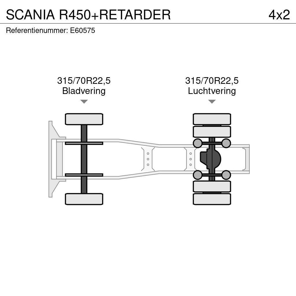 Scania R450+RETARDER Vilcēji