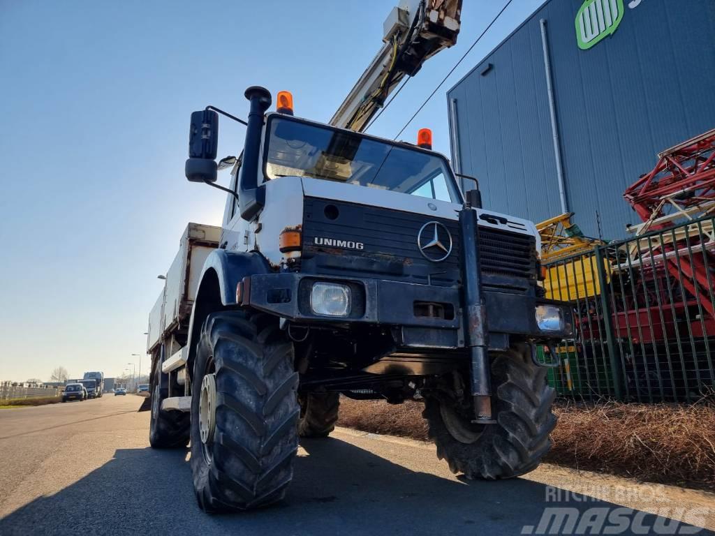 Mercedes-Benz Unimog 2150L - 2150 L - Vertical Drill Akas urbšanas iekārtas